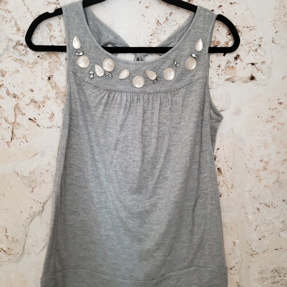 Embellished tank top